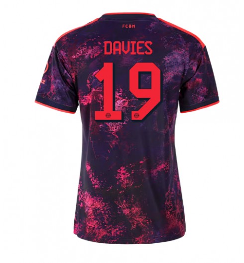 Bayern Munich Alphonso Davies #19 Tredjedrakt Dame 2026-27 Korte ermer Bayern Munich Alphonso Davies #19 Tredjedrakt Dame 2026-27 Korte ermer